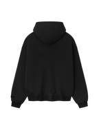 ESSENTIALS Embossed Classic Fleece Zip-Up Hoodie