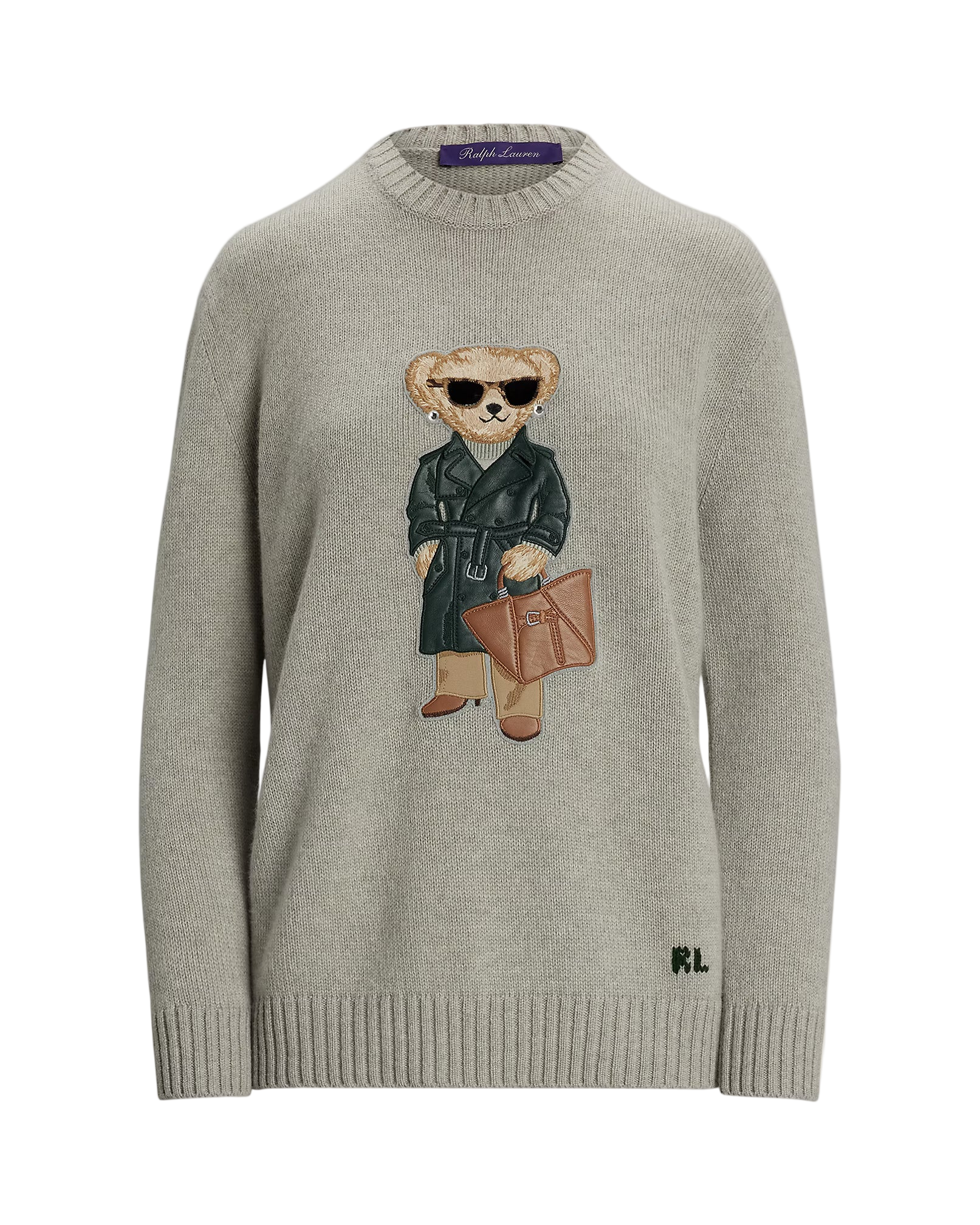 Polo Ralph Lauren Racing Green Trench Bear Jumper